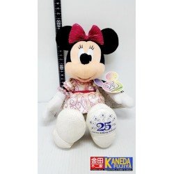 TOKYO DISNEY RESORT Minnie Mouse 25th Anniversary Plush Doll Toy