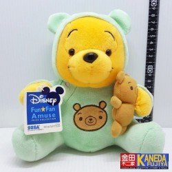 DISNEY Winnie The Pooh Fun Fan Amuse Prize Collection Baby Version Cute Plush Doll Toy