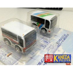 Choro Q Hokkaido District Limited Tourist Bus - TAKARA Pull Back Car