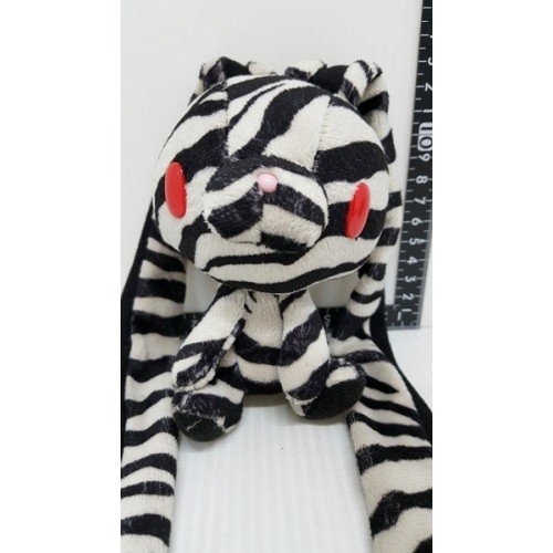 CHAX GP Hanyo Usagi Gloomy Bear Bunny Animal Print Zebra Strap Charm Keychain Plush Doll Toy 13cm Approx.