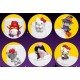 Hello Kitty ハローキティ Authentic Sanrio サンリオ 2016 Halloween Limited 6 pcs. Set (Edge of cup figures / Hanging Toys)